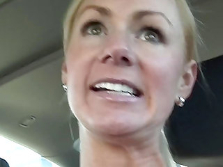 Hot milf gets herself off and records it while at a real tanning salon.